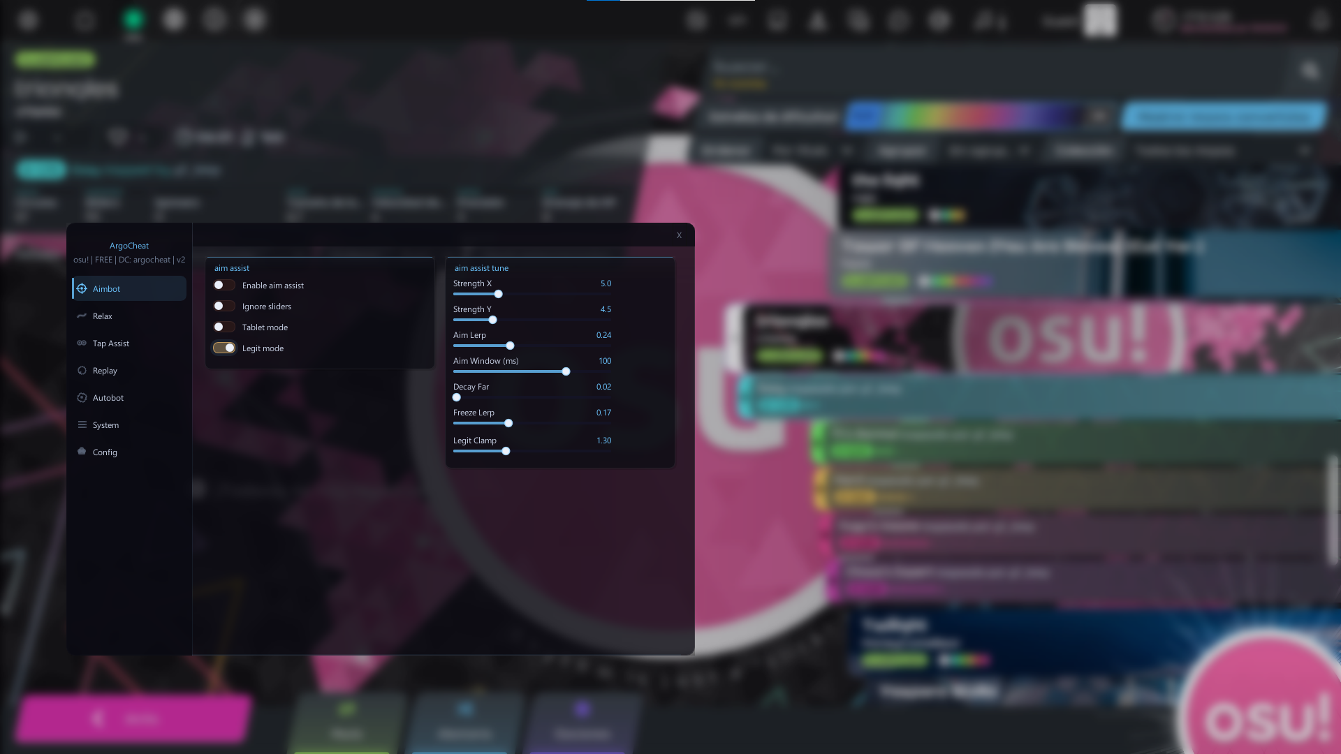 ArgoCheat Osu! Pro Suite