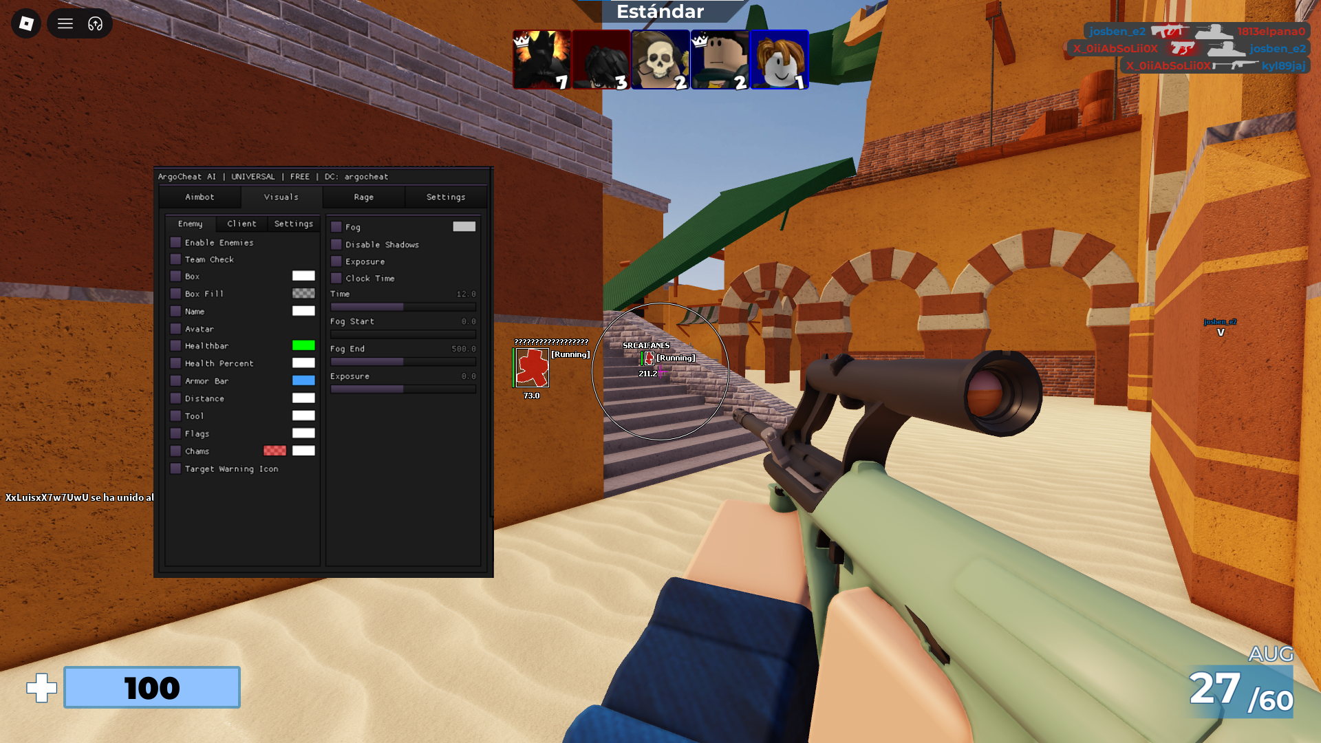 ArgoCheat Roblox AI Vision